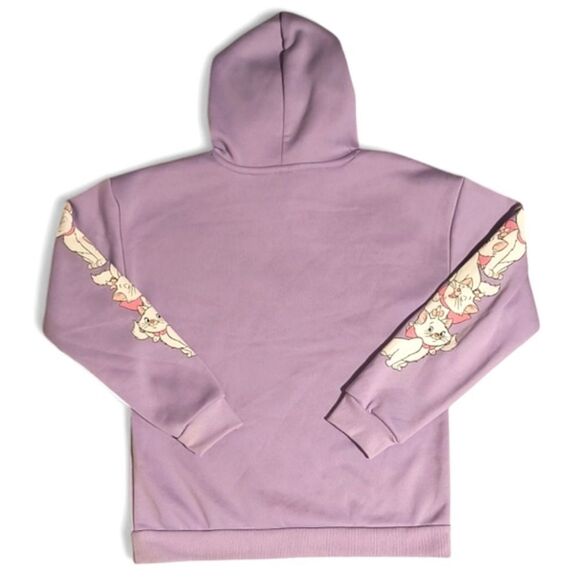 Disney Marie The Aristocats Purple Graphic Hoodie - Picture 2 of 4